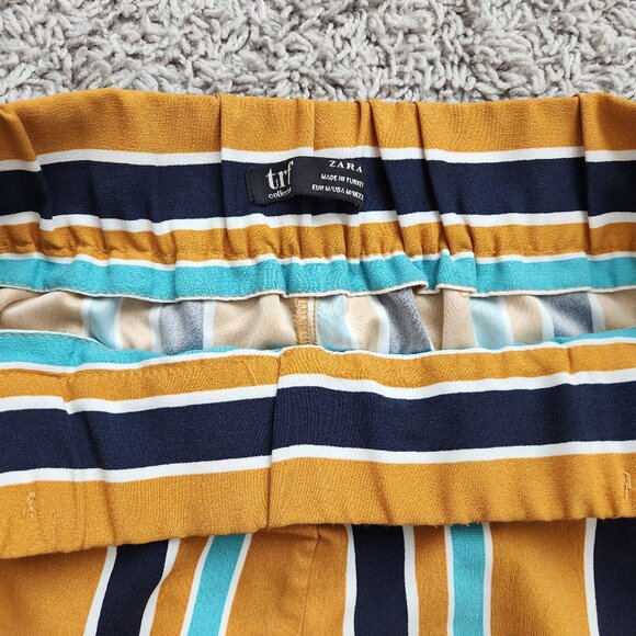 ZARA striped wide-leg culottes with button details - Picture 5 of 8